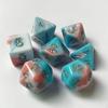 7 Piece RPG Dice Set Polyhedral 4 Color for Role Playing Game Cafe