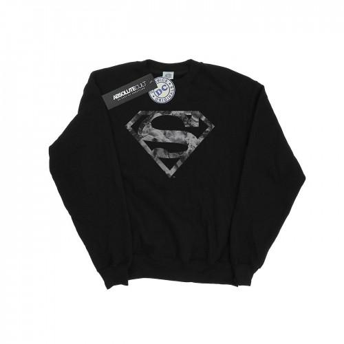 Superman Mens Marble Cotton Logo Sweatshirt