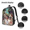 3Pcs Bad Bunny Debi Tirar Mas Fotos DTMF 2025 Backpack Set for Kids Pen Bags Bookbag Sets with Lunch Box For Primary School