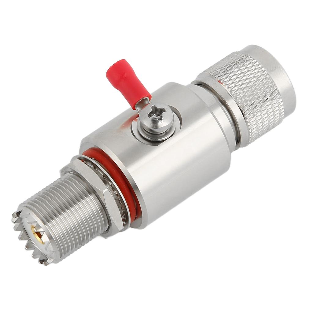 Lightning Arrestor UHF Coaxial Lightning Surge Protector for CB Radio HAM Radio Gear 2 Way Base Stations