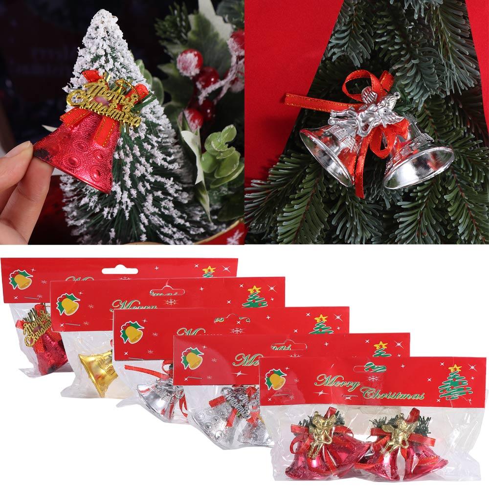 Not Ringing Xmas Tree Decorations Window Door Christmas Bells Ornaments  Home Decorations