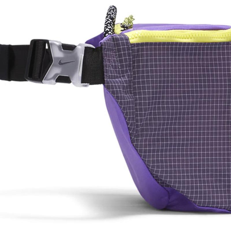 Nike Nylon Fabric Fanny Pack Regular Unisex Purple Casual CV1411-528