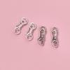 S925 Sterling Silver Fish Hook Clasp for Jewelry Making - Retro Bead Stringing & Necklace DIY Accessories