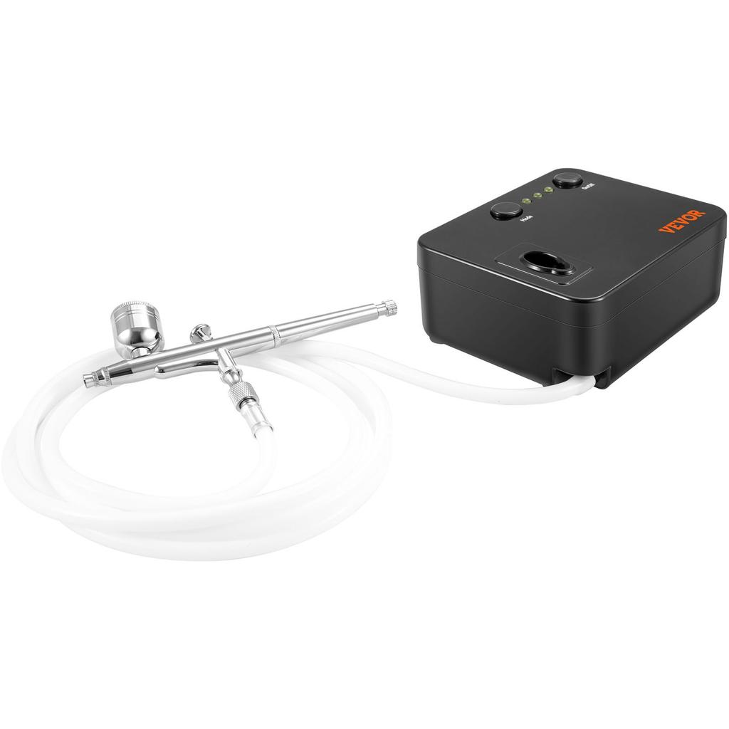 VEVOR Airbrush Kit, Portable Airbrush Set with Compressor, Airbrushing System Kit with Multi-purpose Dual-action Gravity Feed Airbrushes