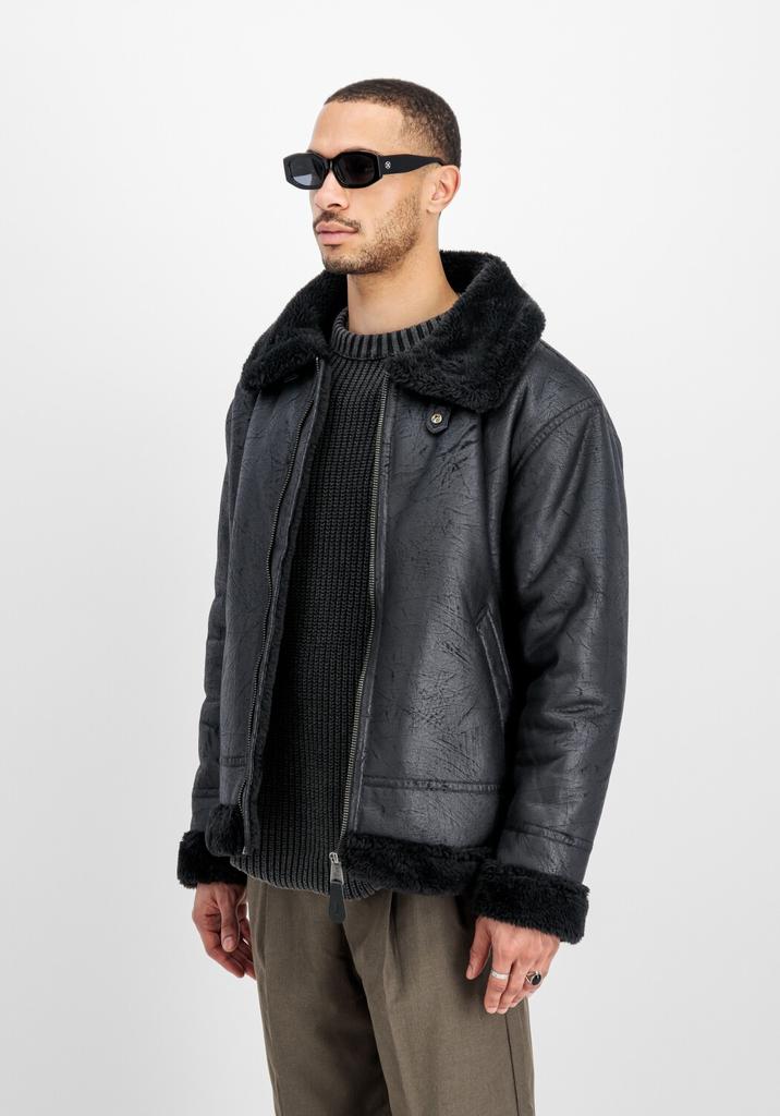 Winter Jacket Alpha Industries B3 FL Jacke (143106) Black (143106-515)