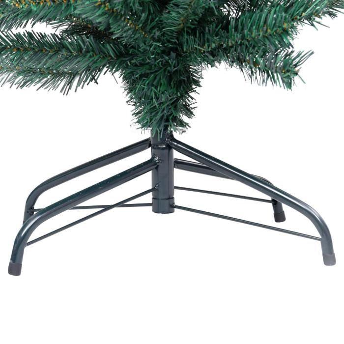 VidaXL Slim Artificial Christmas Tree with Stand Green 150 Cm PVC