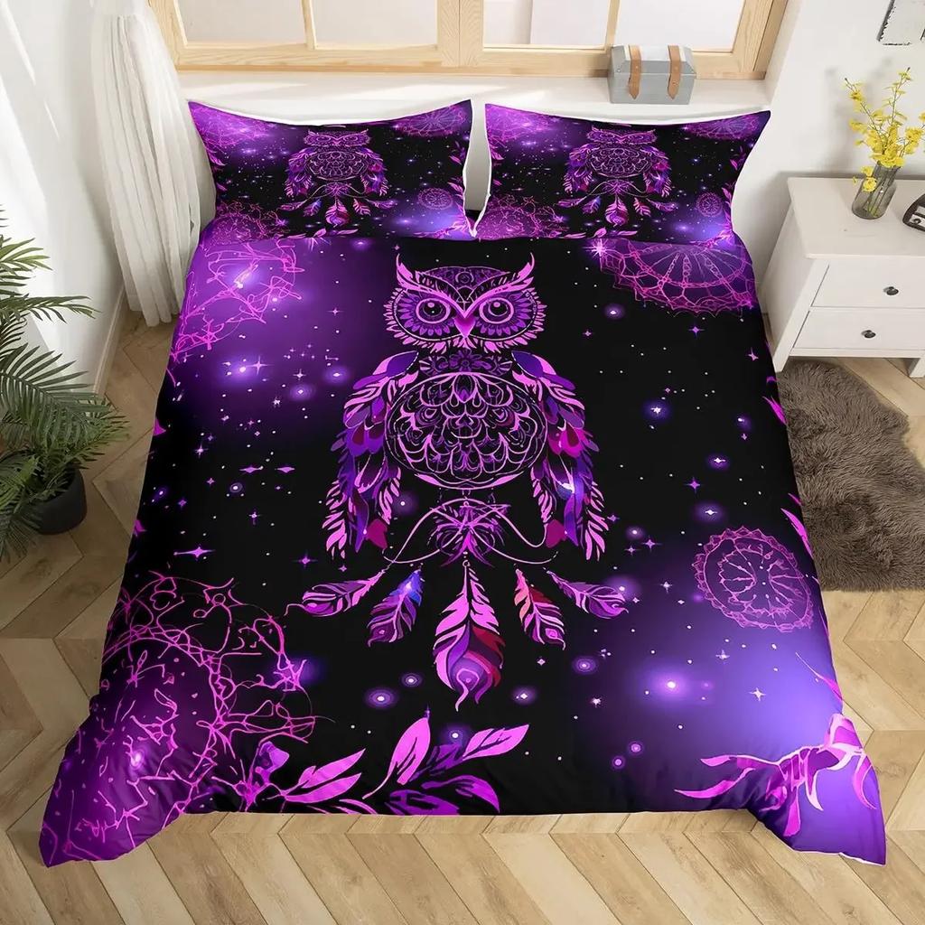 Comforter Dreamcatcher Boho Colorful Dream Catcher Bedding Set Girls Children Women Bedroom Decor Queen