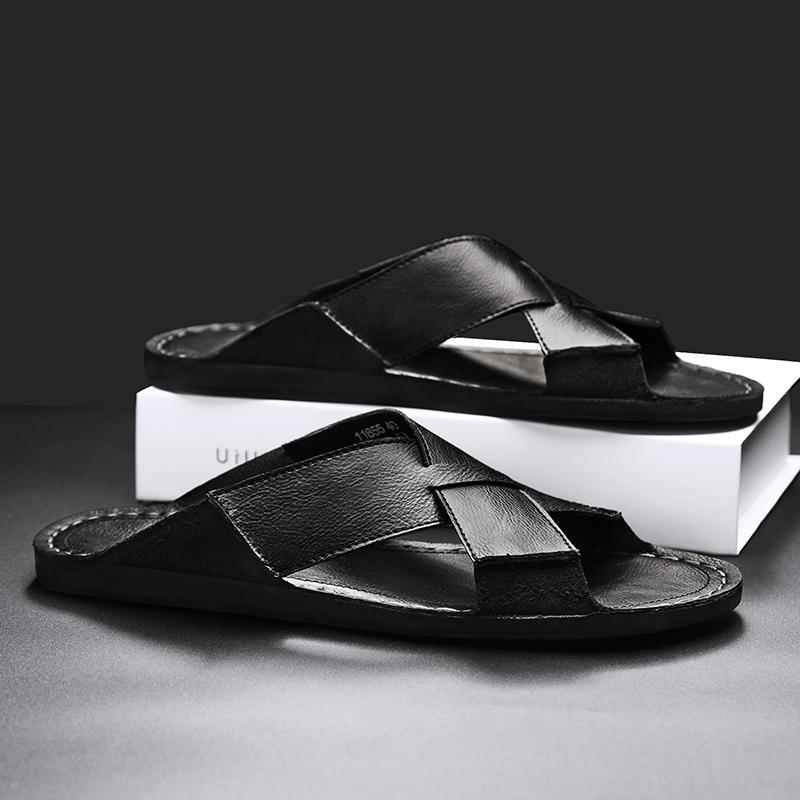 Fashion New Men's Fashion Slides Slippers Soft Comfortable Men Flip-flops Half Drag Non-Slip Lightweight Sandals Summer Walking Shoes