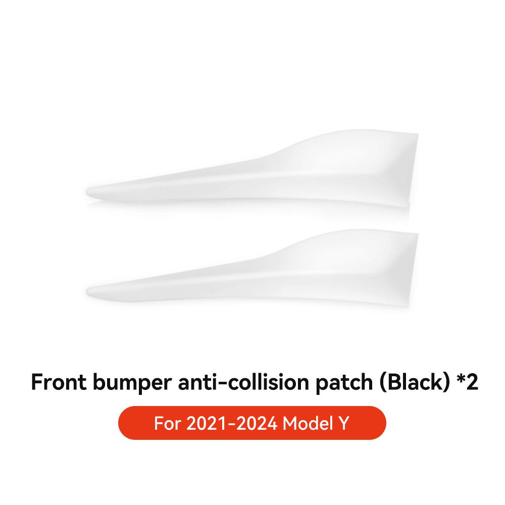 YZ Für Tesla Model Y 2025-2025 Frontstoßstange Antikollisionsleiste TPE Front Ecklippe Schutzabdeckungen Auto Zierleisten Zubehör