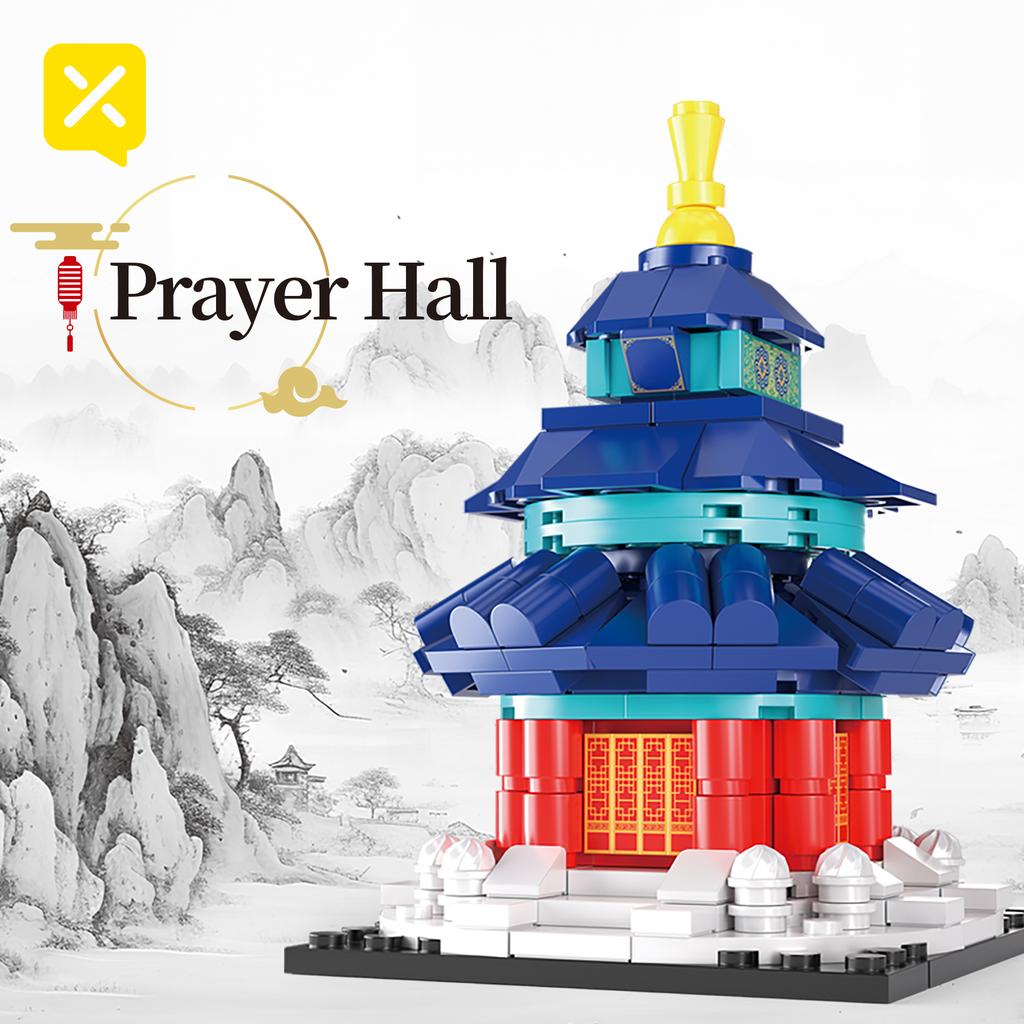 Famous China Architecture Tower Building Blocks Toys Yellow Crane Tower City Historical Children Assemble Brick Toys Boys Gift