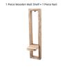 Single Tier Wall Mounted Candle Holder Wall Hanging Display Rack  Living Room
