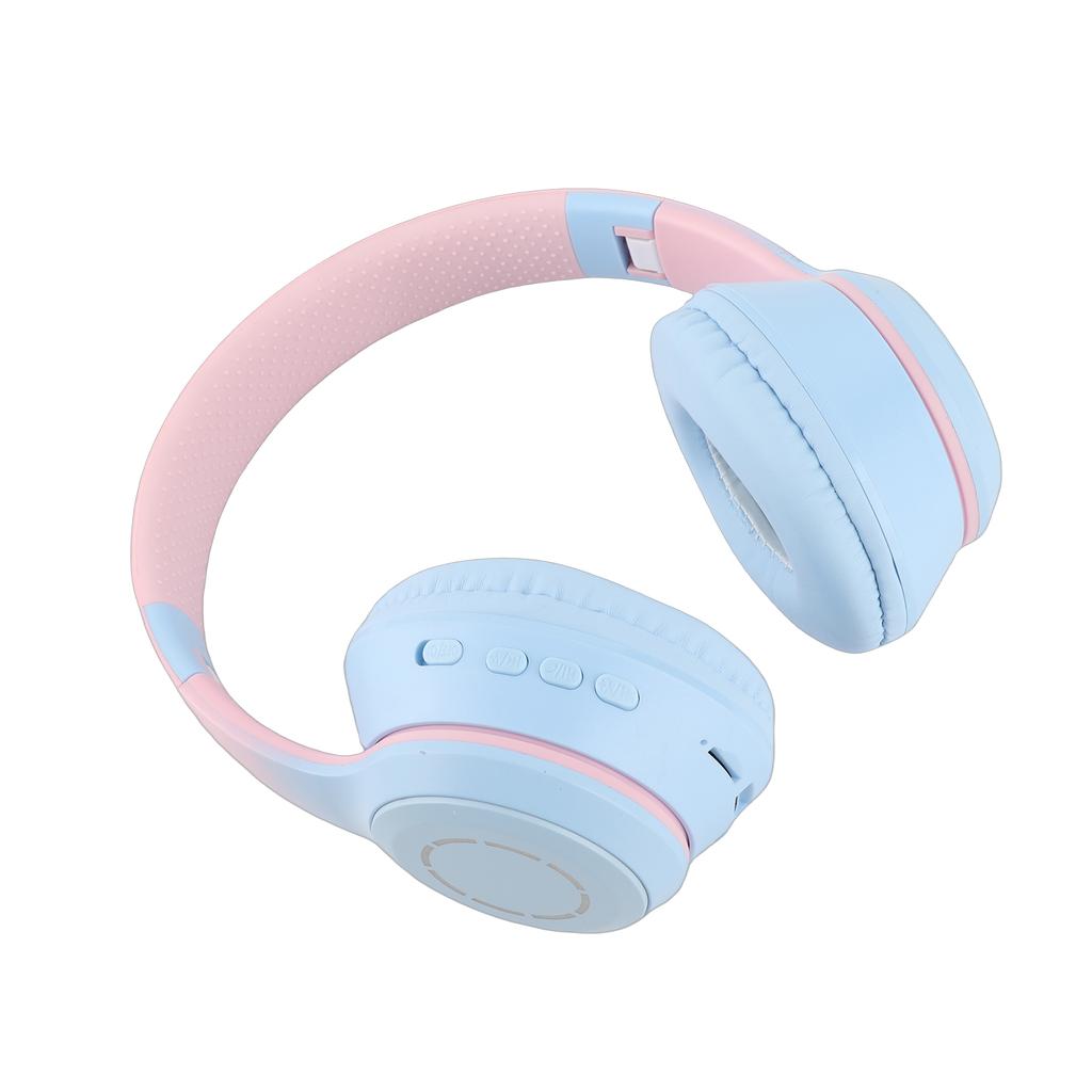 Wireless BT Headphone Fashion Headset with Built In Microphone Wired and Support Memory Card for Phones Tablets PC