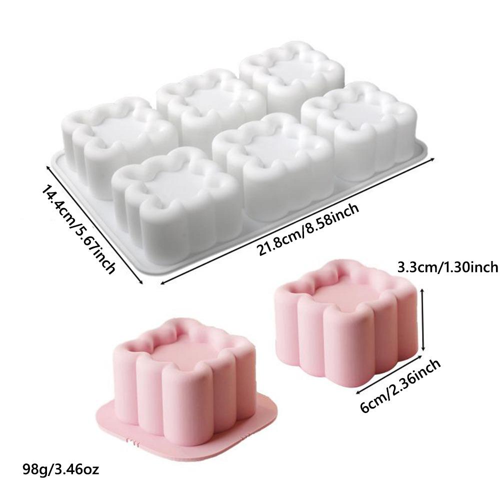 Chocolate Jelly Soap Mousse Cake Mould 6/15/18 Cavity Kitchen Tools  For DIY Baking