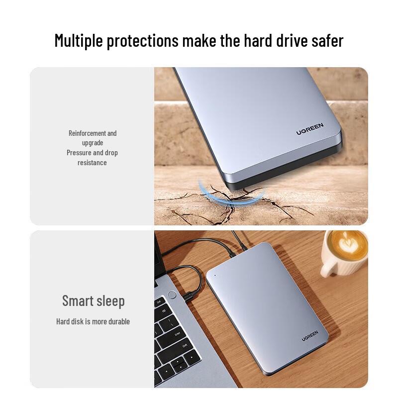 Ugreen Type-C 3.1 External Hard Drive Enclosure