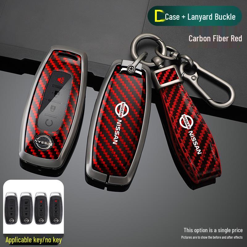 Nissan Key Case for 25 Models: Altima, 14th Gen Sylphy, Qashqai, X-Trail, Tiida, Bluebird