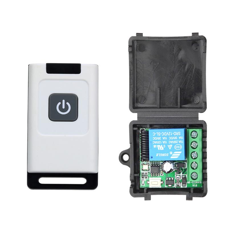 ASK RF Wireless Remote Control Switch with Jog, Self-locking, and Interlocking Modes for Lights and Electrical Locks.