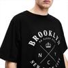 Creative Brooklyn Est.1898 New York T-Shirts Men Women's Cotton Letter Print Tees Shirt Adult Clothes