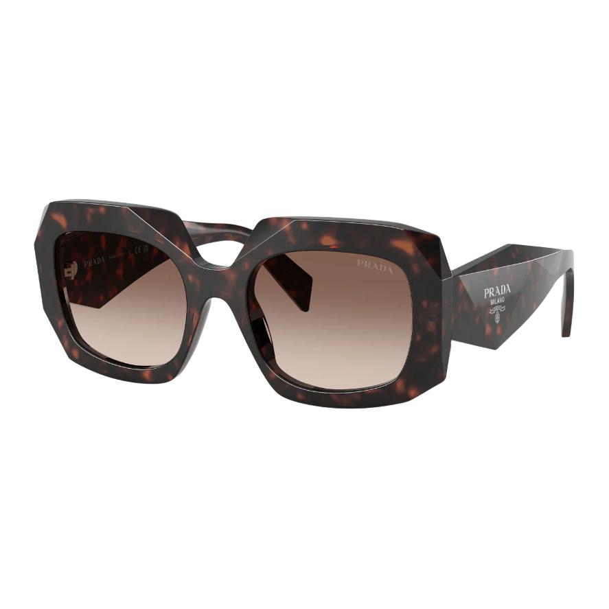 Prada Logo Design Acetate Irregular Sunglasses Women sunglasses Tortoiseshell PRB23S17N10S