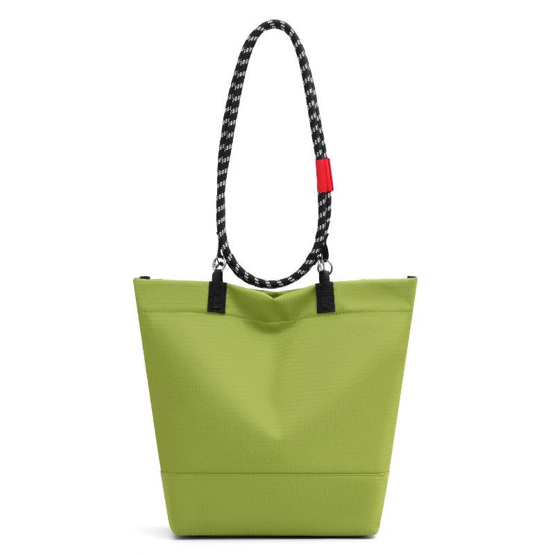 Wasserabweisende Nylon-Tragetasche: Einfarbig, Ein-Schulter-Tragetasche, Große Kapazität, Für Pendler & als Wickeltasche mit mehreren Fächern