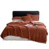 Plush Nap Blanket 200x150cm Bed Sheet Cover Blanket Simple Faux Rabbit Fur Blanket  Living Room