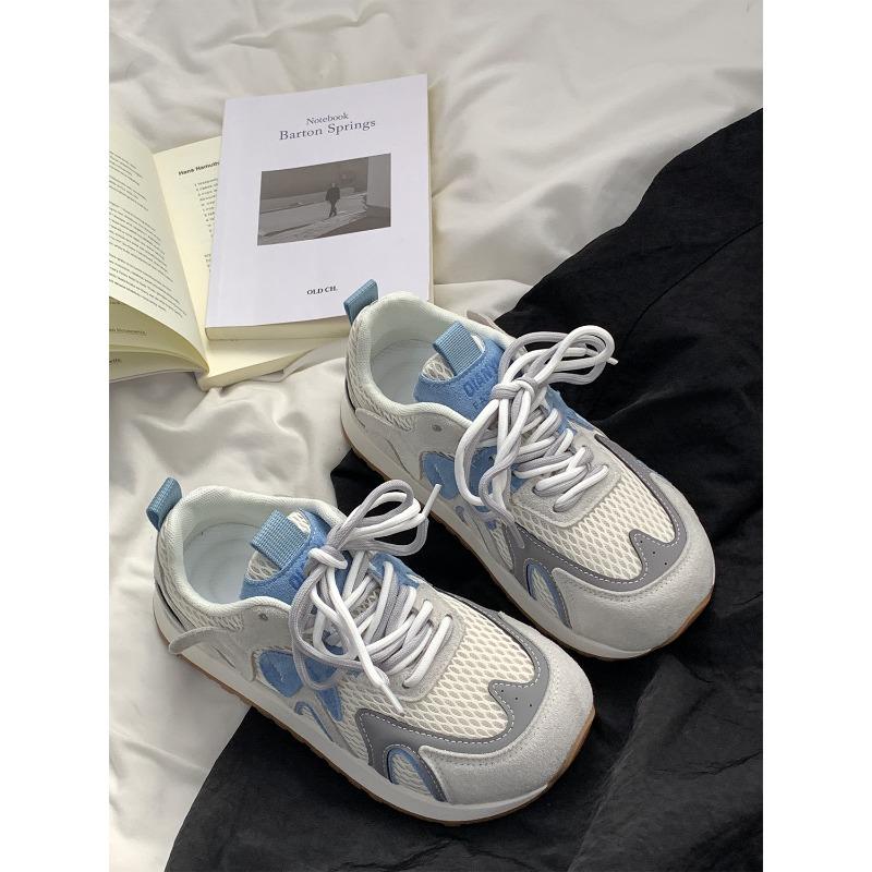 New product hot sale summer new mesh breathable color matching ugly cute sports and leisure shoes 3073