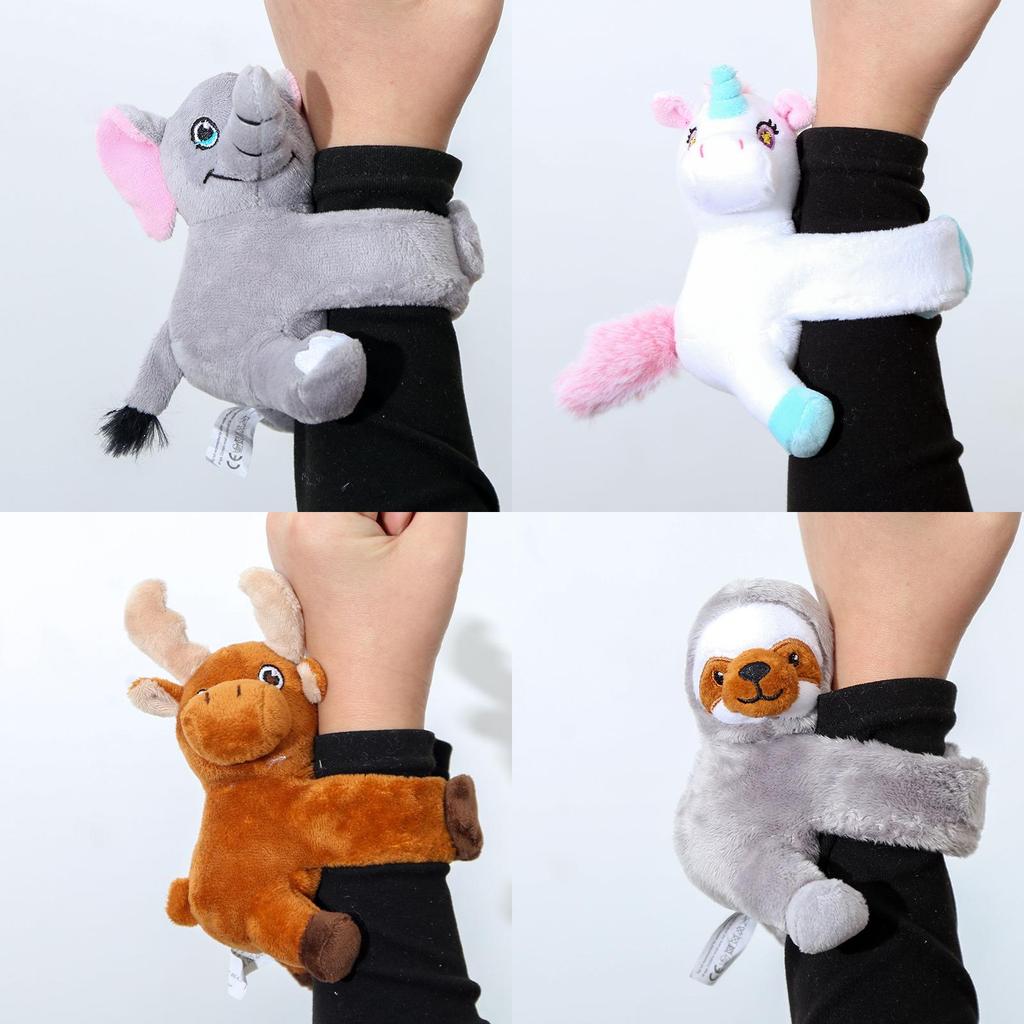 Unicorn Animal Elephant Plush Hand Puppet With Soft Cotton Filling For Collector