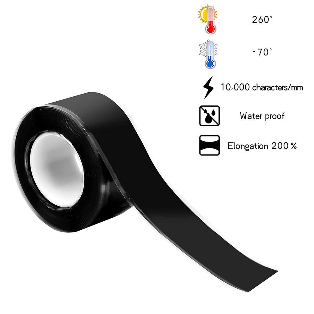 Rubber High Temperature Resistance Sealing Tape - For All Sealing Needs Waterproof Sealing Tape Seal Tape Repair