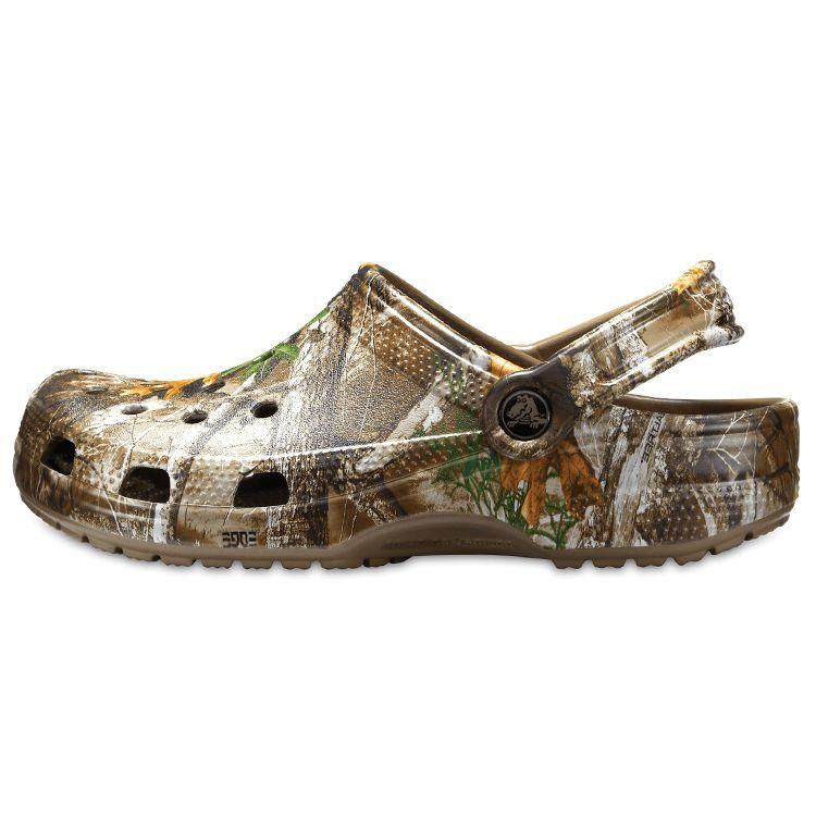 Realtree x Crocs Classic Clog Edge Camo - Walnut Unisex Sneakers Brown 205413-267 38-39
