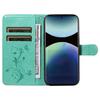 For Xiaomi Redmi Note 14 Pro 4G PU Leather Cases Flower Pattern Wallet Stand Phone Cover with Strap
