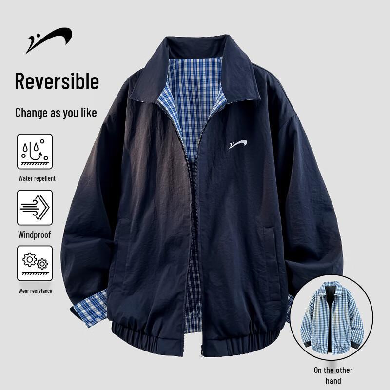 

Guirenniao Men s Reversible Casual Jacket 2XL
