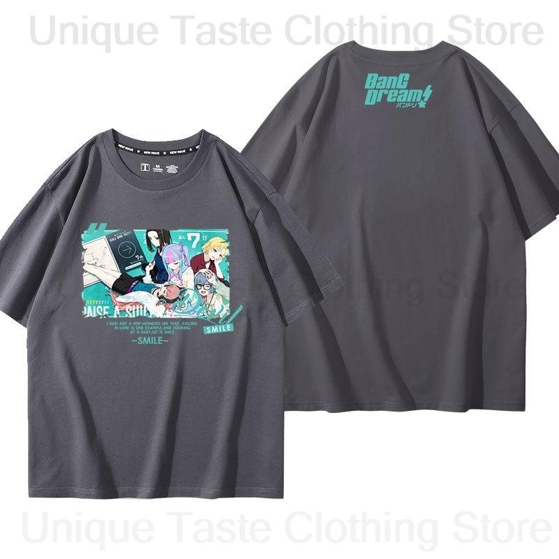 

Anime BanG Dream Its MyGO T Shirt Takamatsu Tomori Anon Chihaya Cartoon Print Tshirt Harajuku Fashion Cotton Short Sleeve Tee S