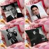 Tony Leung Chiuwai Cushion Cover 1 Piece Short Plush Pillowcase, Soft And Washable, Mostly Used For Sofa, Car