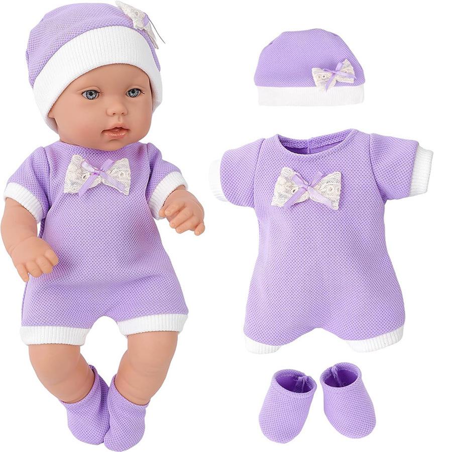 Reborn 30CM Vinyl Baby Doll: Washable, Soothing, Full Body Simulation