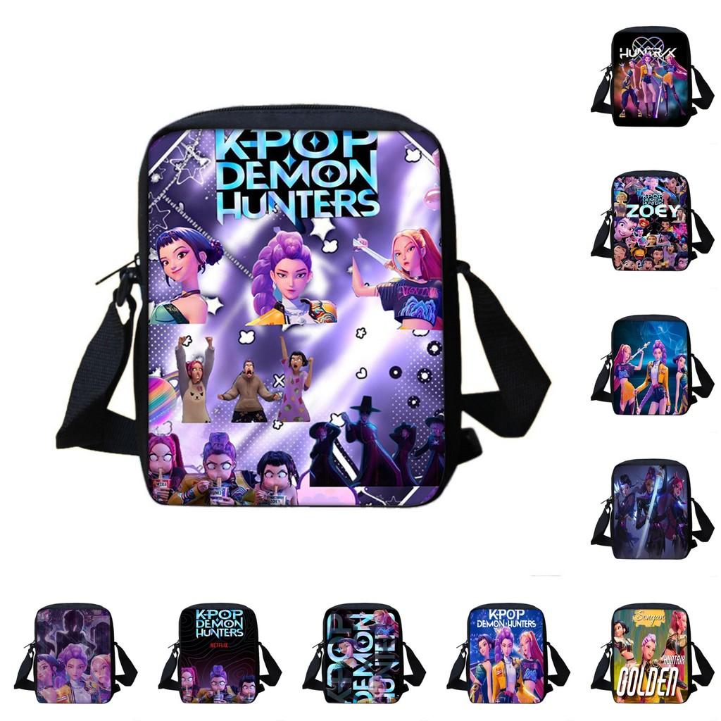 Kpop Demon Hunters Crossbody Tas Met Geprint Ontwerp Voor Middelbare Scholieren