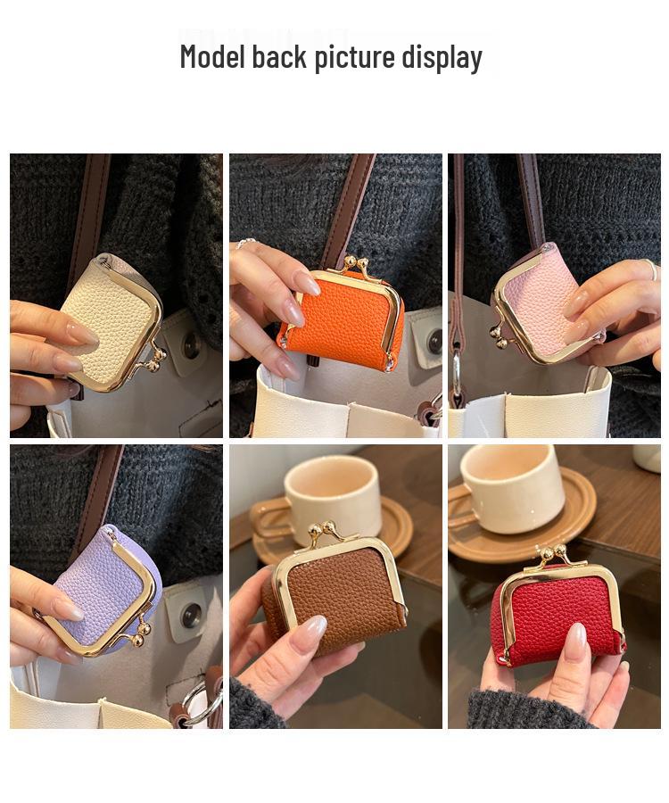 Smyckespåse i äkta läder: Mini myntplånbok & förvaring för ringar, halsband, örhängen