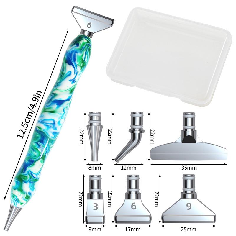 Diamond Art Painting Tools Glitter 5D Diamond Art Drill Pen Sticky Drill Dot Pen DIY Diamond Painting Kit Rhinestone Picker