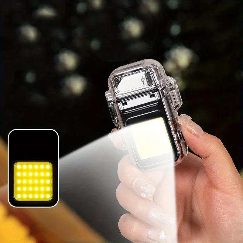 Portable USB Lighting, Rechargeable, Waterproof, Windproof, Outdoor Camping, Barbecue, Survival Tools, Gifts and Gifts