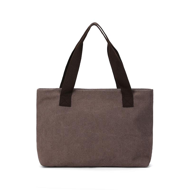 Damen Patchwork Handtasche - Vintage Gespleißte Canvas Tote mit Obergriff & Crossbody-Funktion