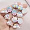 20Pcs New Resin Mini Cartoon Unicorn Series Flat Back Cabochons Scrapbooking DIY Jewelry Craft Decoration Accessories