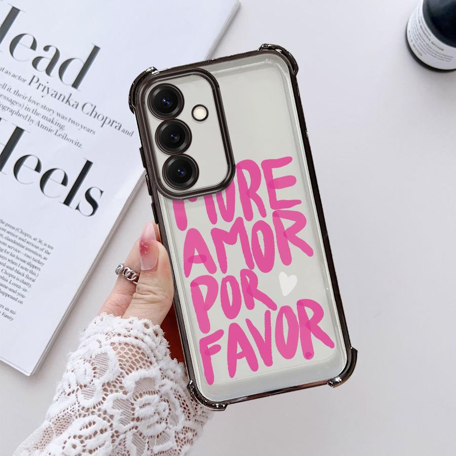 

Love Heart More Amor Por Favor Case for Samsung Galaxy A15 A26 A25 A16 A24 A52 A17 A35 A36 A21s A33 A13 Phone Cover Galaxy A23