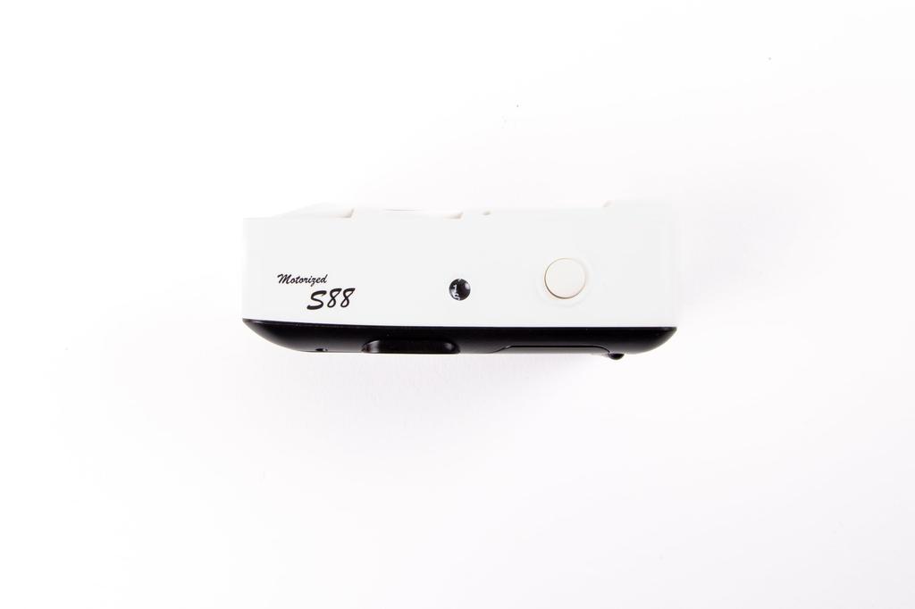 Kodak S-88 Motorized 35mm Film Camera with Automatic Film Advance, White & Gold, 490332 (Official Japanese Product)