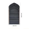 Elegant Multi Tiers French Shelf For Organizing And Decorating Boutique Aesthetic Agates Organizers Gothic Window