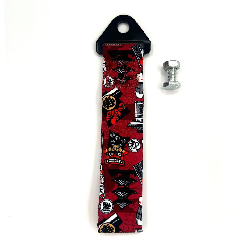 JDM Car Tow Strap Decoration – Front Lip Streamer Belt.