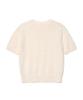 LEE Women'S Boucle Short Sleeve Knit Ivory