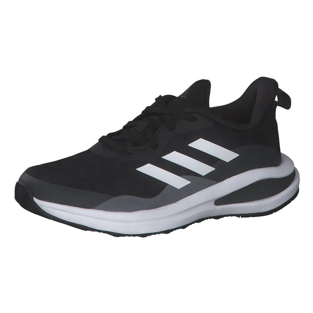 Running Shoes Fortalan Lace Running LIF89 Kids Core Six Cm [Adidas] Black/Footwear White/Gray (GY7597) 17.5
