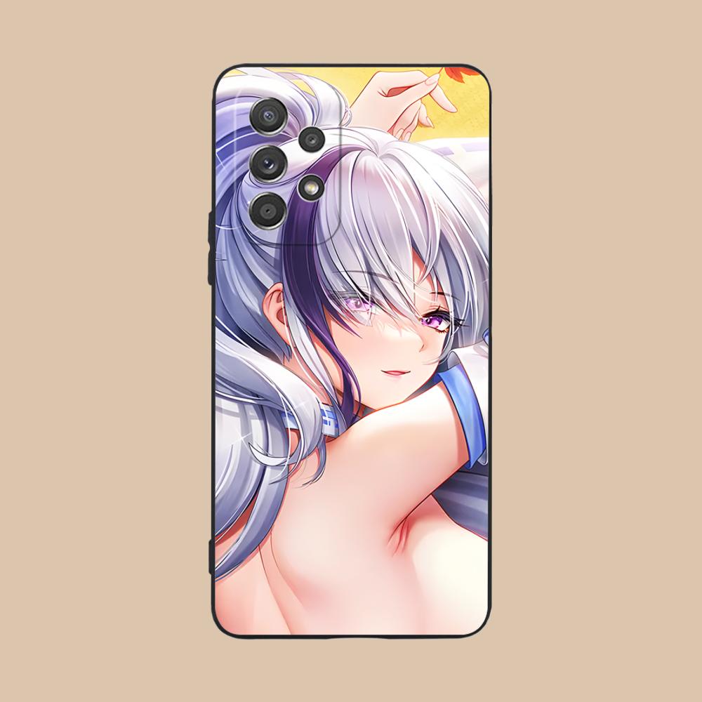 Azur Lane Unzen Matte TPU Mobile Phone Case for Samsung Galaxy M55 54 42 35 34 33 32 23 22 15 14 13 12 F55 5G Colorful Cover