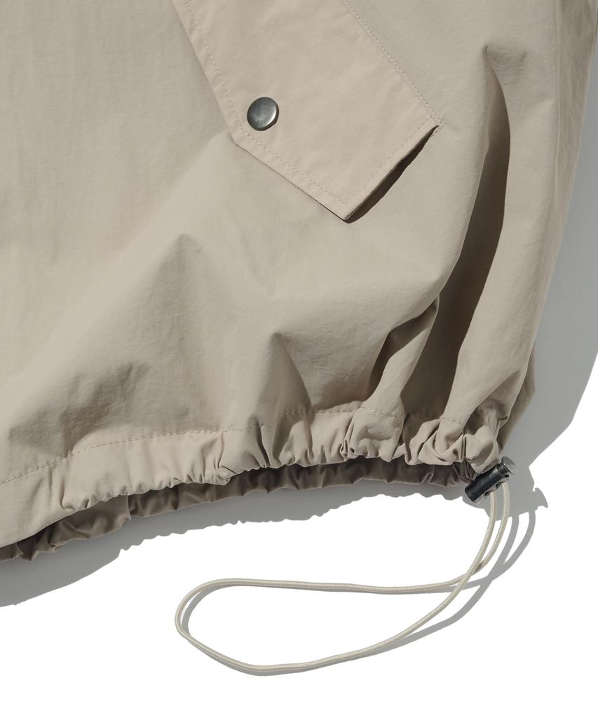 TAILOR STUDIO Basic Hooded Field Jacket (Beige)