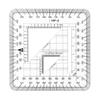 Pocket Size Coordinate Scale Tool with Gridded Metric Scales for Geographic Study Engineering Drawing Architectural Work