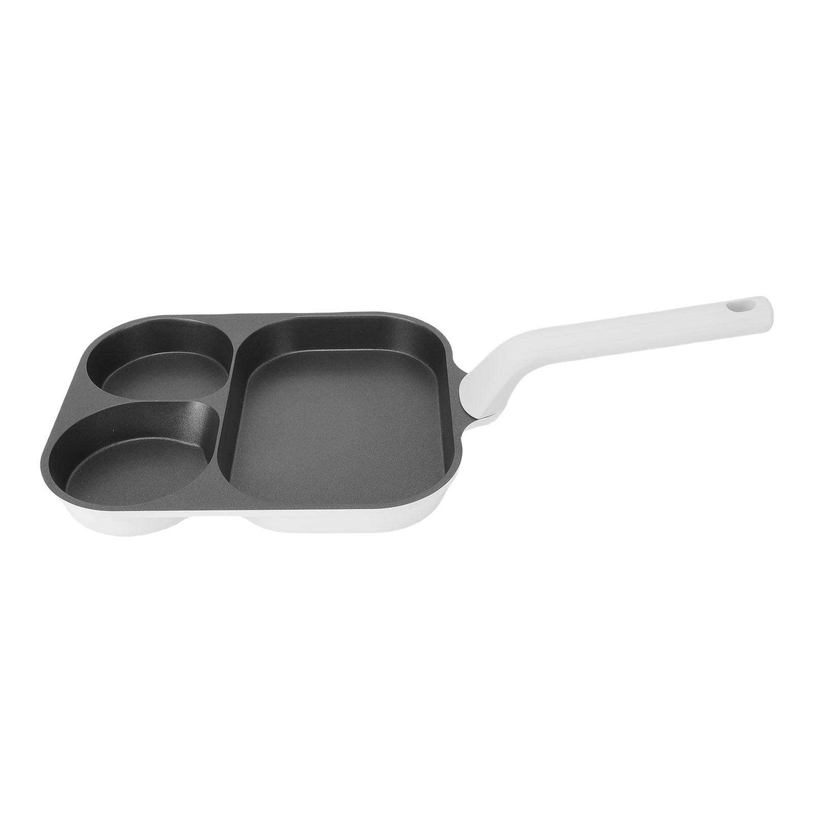

Egg Frying Pan Nonstick Ti Alloy 3 Cup Breakfast Frying Pan Ergonomic Handle Kitchen