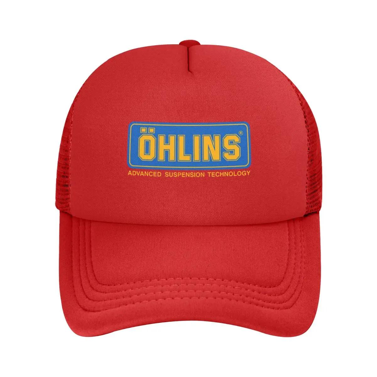 

Ohlins Mesh Baseball Caps Snapback Fashion Baseball Hats Breathable Casual Casquette Outdoor For Mens And Womens One Size